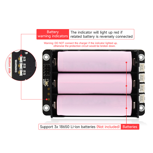 Raspberry Pi 5 UPS HAT unterst – Raspberry Pi Uninterrupted Power Supply Ups 18650 Bewertung und Preis